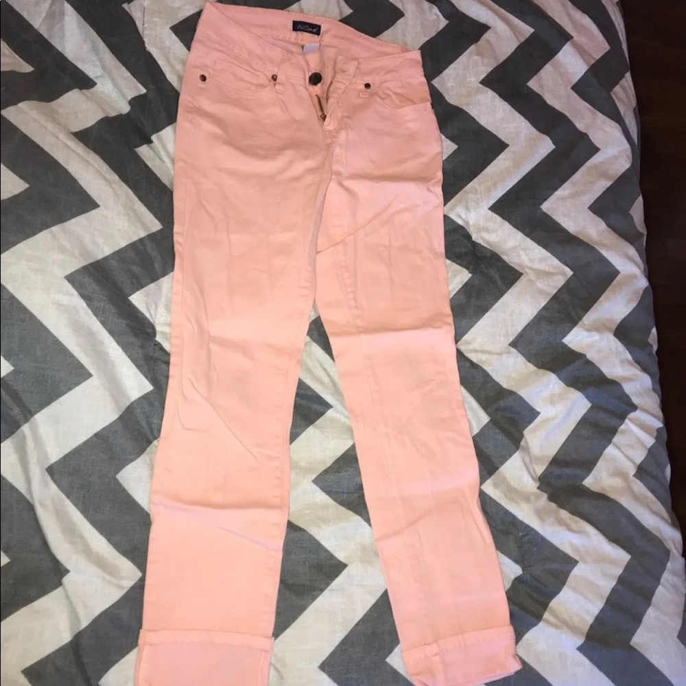 Red camel jeans